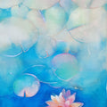 Nature watercolor painting titled 'Lotus Pond', 22x14 inch, by artist Surekhah Matt on Arches Paper