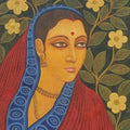 Figurative tempera painting titled 'Lramani II', 15x22 inches, by artist Suparna Dey on Paper