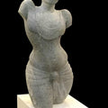 Figurative sculpture titled 'Lyarical Inscription 3', 36x16x15 inches, by artist Ashwin Kadam on Black Marble
