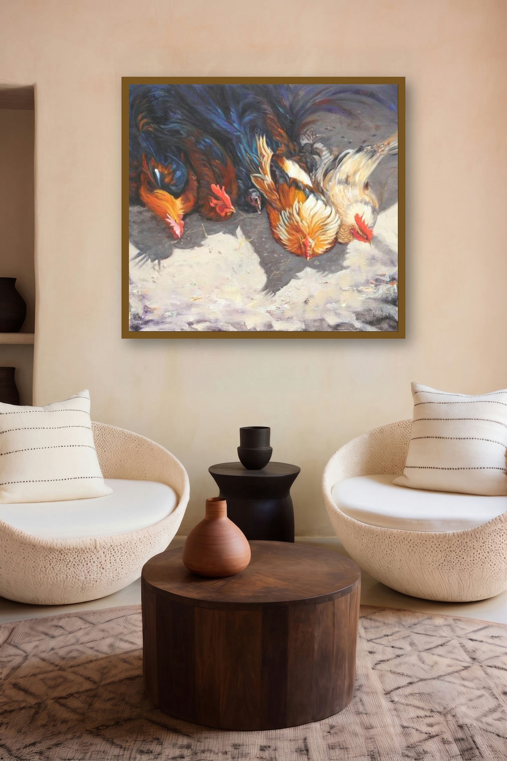 M Dearly Loved by artist Vivek Vadkar displayed in a Museum Style gallery