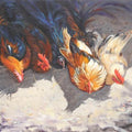 Animals oil painting titled 'M Dearly Loved', 26x24 inches, by artist Vivek Vadkar on Canvas
