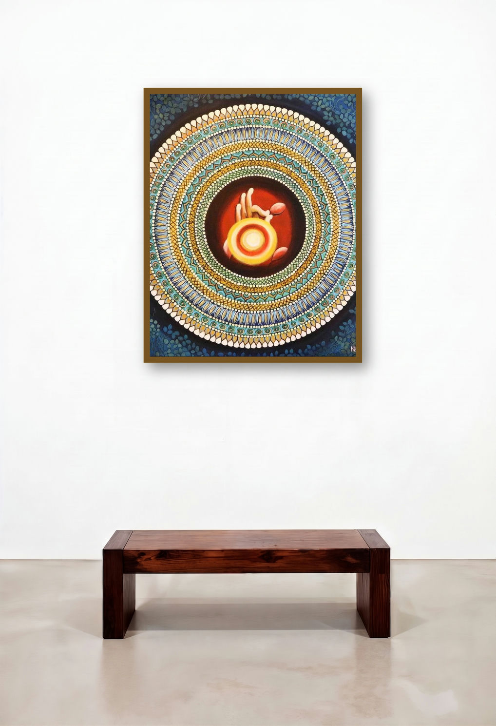 Mandala A Soul Connection Series 9 (The Abhaya Mudra Mandala)