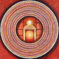 contemporary acrylic painting titled 'Mandala Awekening Light Inside A', 30x30 inches, by artist NITU CHHAJER on canvas