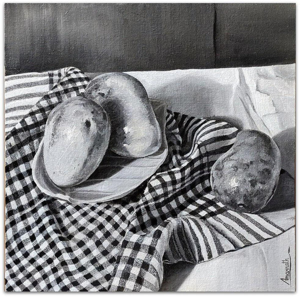 Mangoes Painting by Amarnath Paul | ArtZolo.com