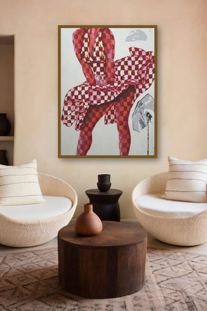 Marilyn Monroe (Marilyn in Motion) by artist Sonaly Gandhi displayed in a Designer gallery