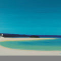 Seascape oil painting titled 'Marizion Beach', 24x20 inches, by artist SIMON MASON on Canvas