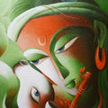 Religious acrylic painting titled 'Mayavi 7', 36x24 inches, by artist Dhananjay Mukherjee on Canvas
