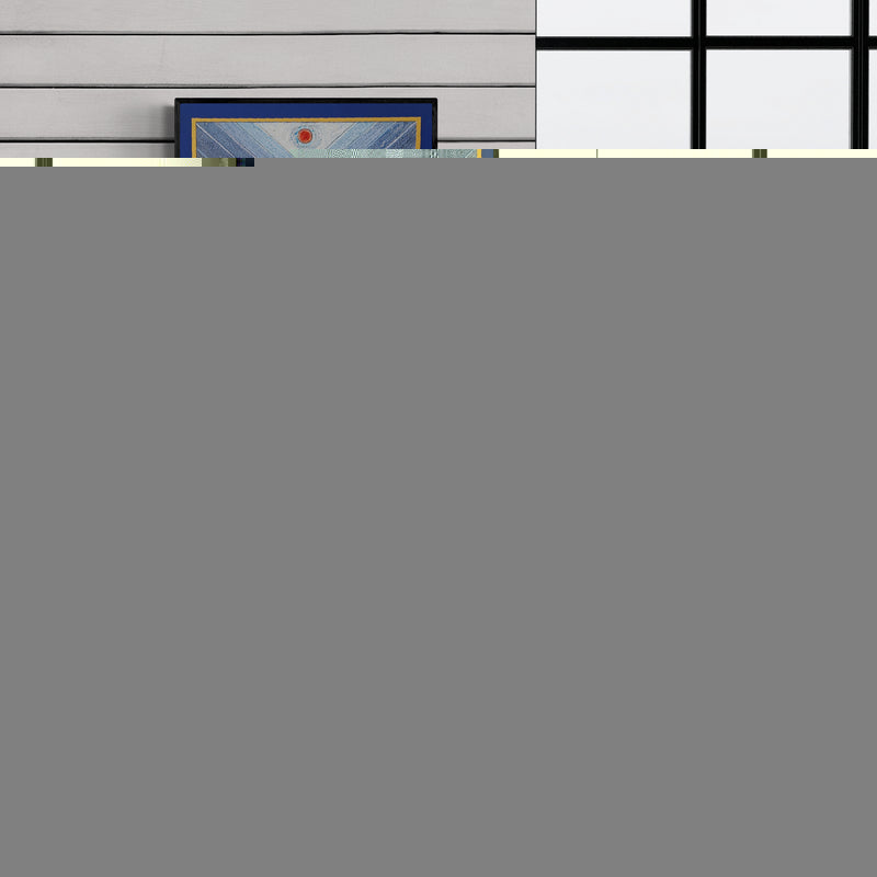 Preview of 'Meditation 184 (Celestial Dance)' Painting by Nilesh Nikam shown on a wall in a furnished room.