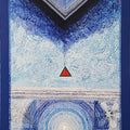 meditation acrylic painting titled 'Meditation 185', 36x18 inches, by artist Nilesh Nikam on Canvas