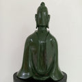 Meditation' religious Bronze sculpture by artist Roy Chandan, 21x14 inch, on bronze