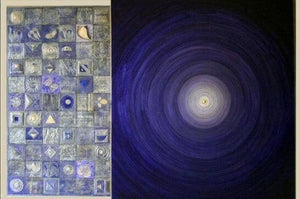 Meditation 50 (Dichotomy) by Nilesh Nikam, Original Acrylic Abstract Painting on Canvas, X-Large Horizontal Wall Art