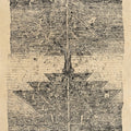 Meditations 2' contemporary postercolor painting by artist Palash Chandra Baidya, 30x20 inch, on handmade paper