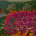 'Melodies Of March' nature oil painting by artist Pardeep Singh, 60x48 inch, on canvas