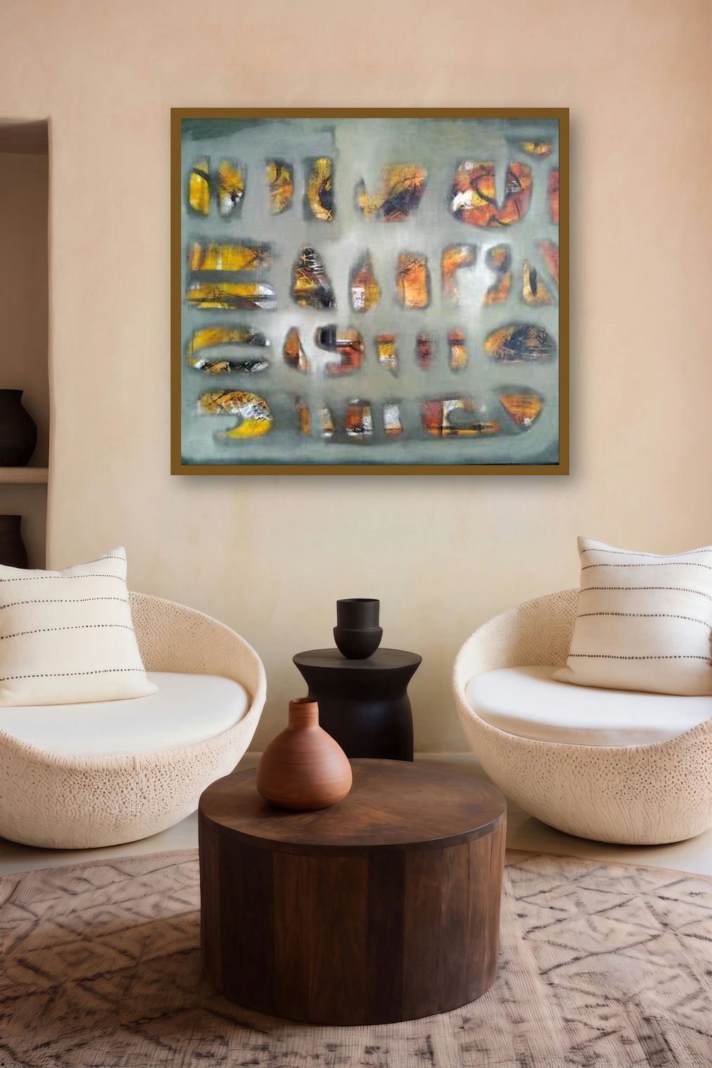 Memories 2 by artist Ranjith Raghupathy displayed in a Modern gallery