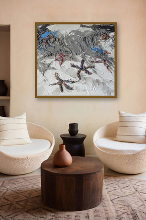 Meraviglie (Celestial Shore) by artist Francesca Monico displayed in a Contemporary Exhibition gallery