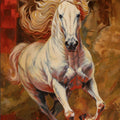 'Messenger Of Peace' animals acrylic painting by artist Deven Ramesh Bhosale, 54x36 inch, on canvas