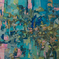 Metaphor Of Life 16' abstract mixed-media painting by artist Apurva Singh, 48x60 inch, on canvas