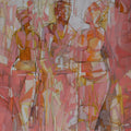 Metaphor Of Life 6' abstract mixed-media painting by artist Apurva Singh, 36x28 inch, on canvas