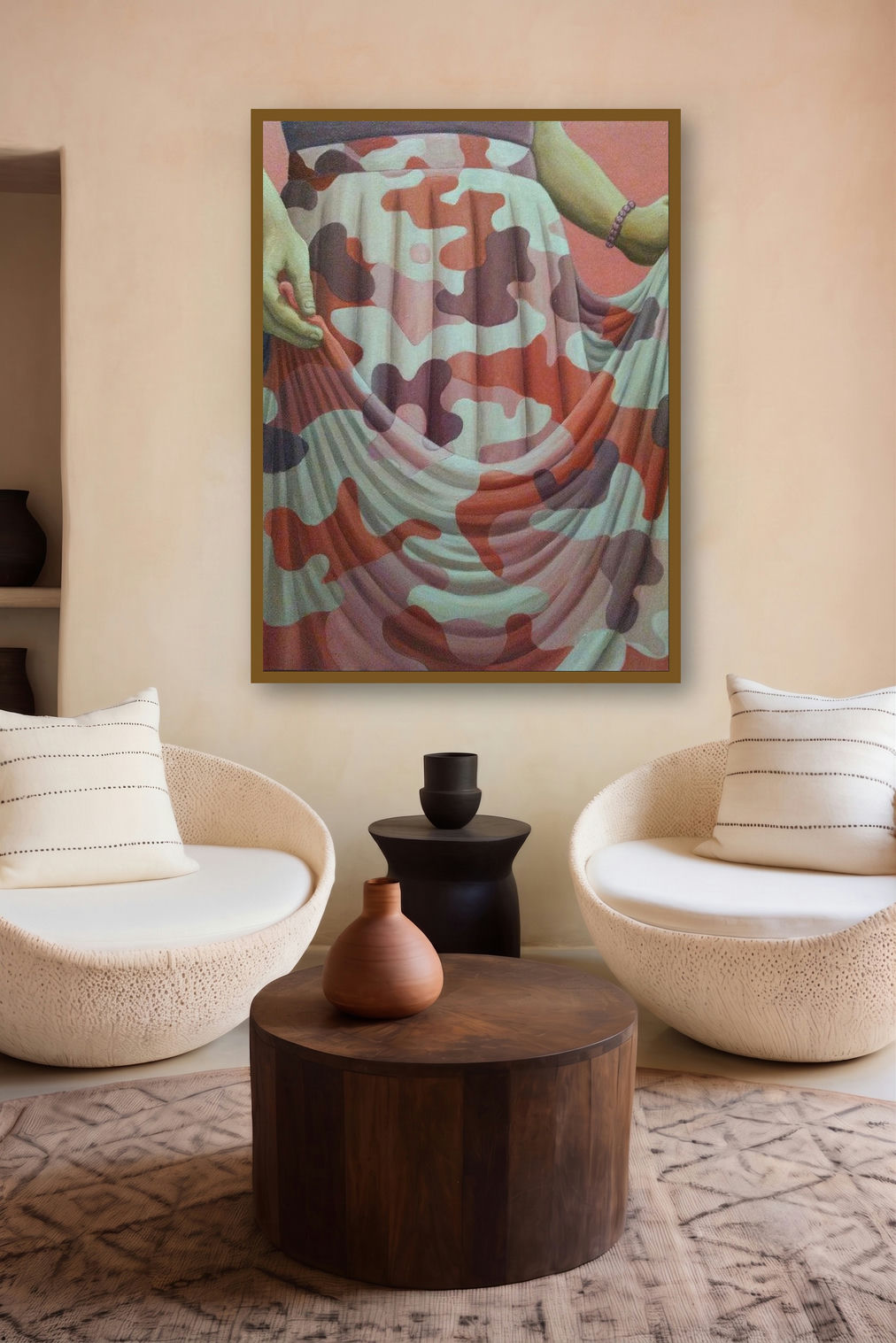 Mildness (Hidden Intentions) by artist Tarun Rajvansi displayed in a Designer gallery
