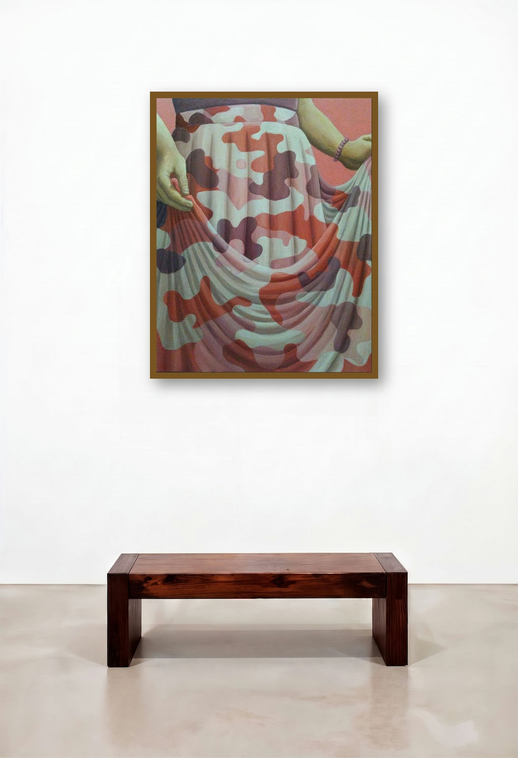 Mildness (Hidden Intentions) by artist Tarun Rajvansi displayed in a Contemporary Study