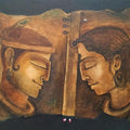 Figurative oil painting titled 'Mira', 24x36 inches, by artist Manoj Muneshwar on Canvas
