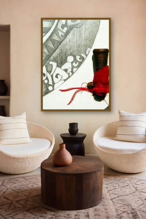 Mixed Media Abstarct I by artist Mohit Bhatia displayed in a Contemporary gallery