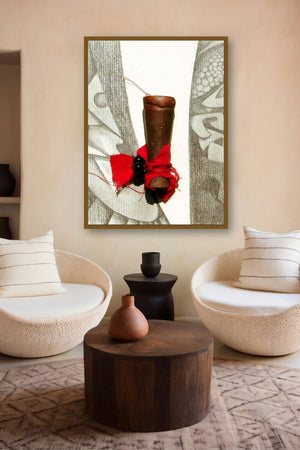 Mixed Media Abstract Ii by artist Mohit Bhatia displayed in a Luxury gallery