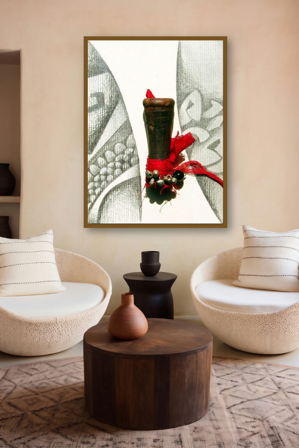 Mixed Media Abstract Iii by artist Mohit Bhatia displayed in a Contemporary gallery