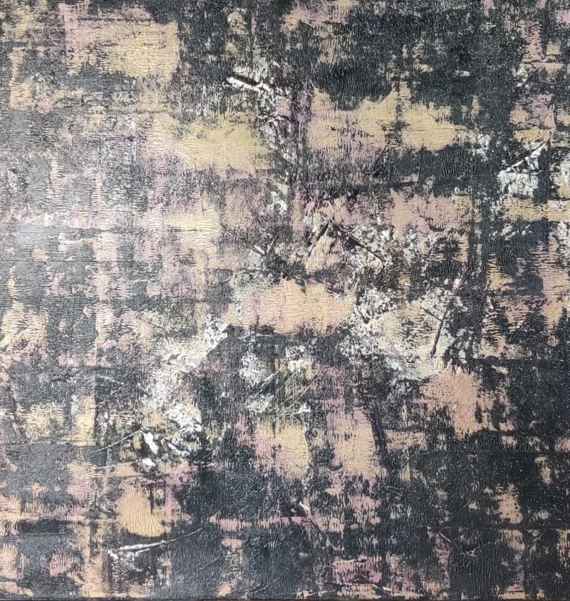 Momentum 1' abstract acrylic painting by artist Anitha H C, 30x30 inch, on canvas