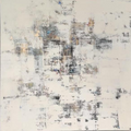Momentum 6' abstract acrylic painting by artist Anitha H C, 48x48 inch, on canvas