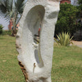 contemporary sculpture titled 'Monumenth 6', 24x16x16 inches, by artist Yogesh Prajapati on Stone, Metal