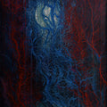 The Moon' contemporary acrylic painting by artist Anil Kumar Vishwakarma, 46x36 inch, on canvas
