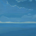 Seascape oil painting titled 'Moonlight', 24x20 inches, by artist SIMON MASON on Canvas