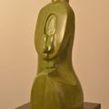 Mother And Child' figurative Fiberglass sculpture by artist Renu Khandelwal, 29x16 inch, on fiberglass