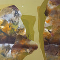 Mountain Stories 16' landscape acrylic painting by artist Atul Gendle, 36x48 inch, on canvas