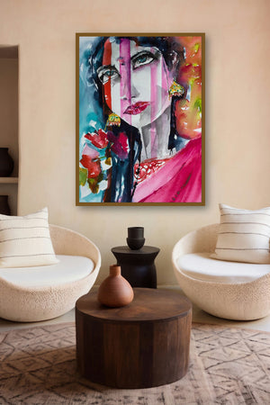 Movie Star by artist Veronique Piaser-Moyen displayed in a Museum Style gallery
