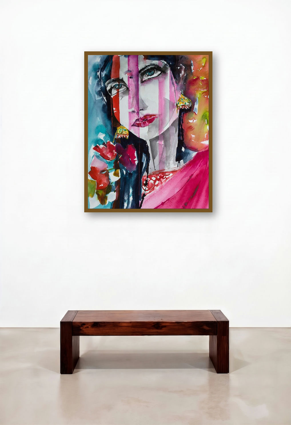 Movie Star by artist Veronique Piaser-Moyen displayed in a Designer Living Room