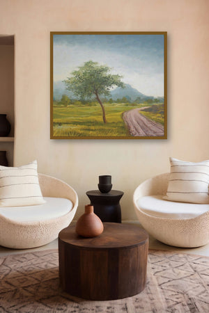 Muddy Way by artist Fareed Ahmed displayed in a Contemporary Exhibition gallery