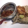 Still-life postercolor painting titled 'Mutton Bhakri', 12x16 inches, by artist Abhijeet Patole on Paper