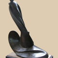 My Heart' figurative Bronze sculpture by artist Subrata Paul, 20x12 inch, on bronze