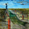 contemporary acrylic oil painting titled 'My New Home', 60x60 inches, by artist Ashish Kushwaha on Canvas