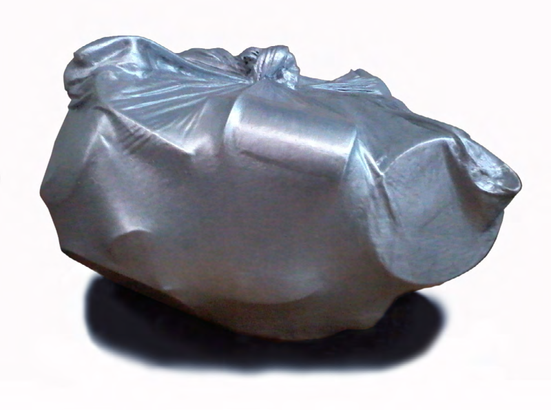 Mystery Of Life' contemporary Fiberglass, Acrylic sculpture by artist Rambali Prajapati, 24x22 inch, on fiberglass, acrylic