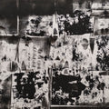 Mystic Scape' abstract acrylic-ink painting by artist Hemant Dhane, 22x28 inch, on italian mount paper