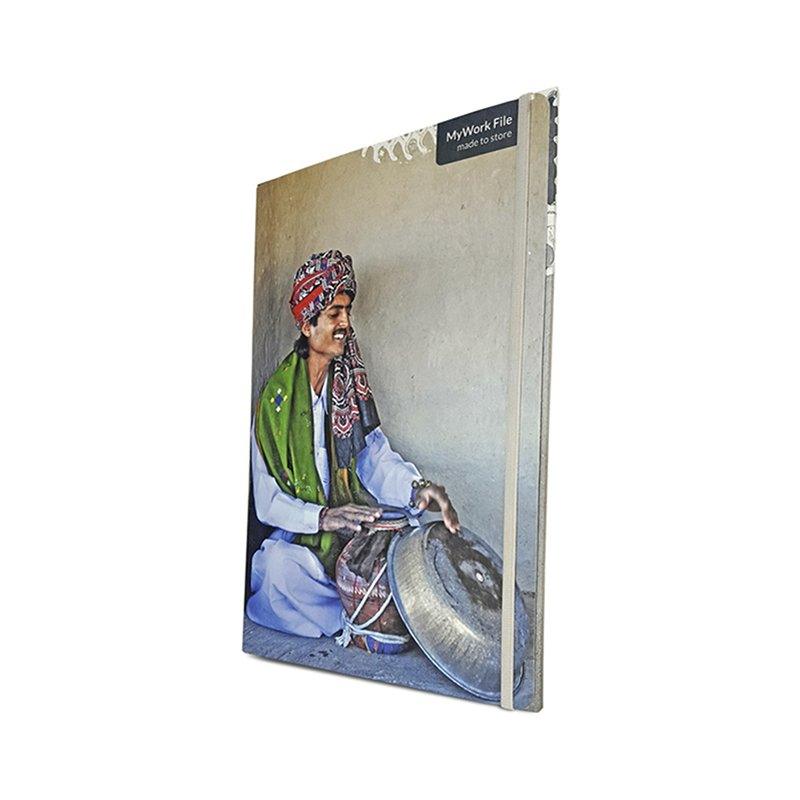 Fashion craft titled 'MyWork File Ghada Ghamela Player', 13x9 inches, by artist De Kulture Works on Paper