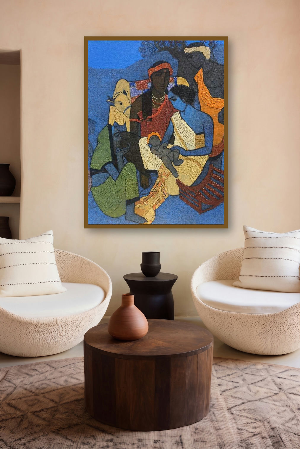 Naamkaran by artist Siddharth Shingade displayed in a Minimalist gallery