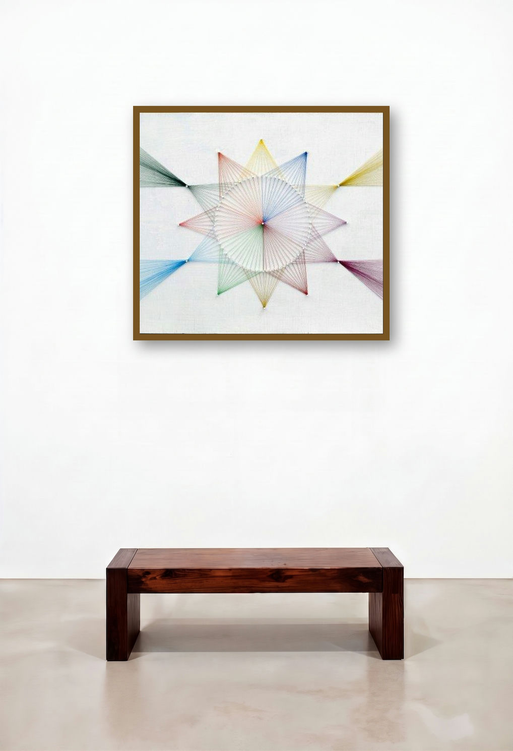 Naild It Series No 11 (String Art Star Design)