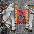 Religious acrylic painting titled 'Nandi', 24x36 inches, by artist Paras Parmar on Canvas