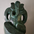 Natkhat Ganesha' religious Bronze sculpture by artist Renu Khandelwal, 25x20 inch, on bronze