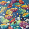 Nature' nature acrylic painting by artist Pravin Utge, 30x30 inch, on canvas
