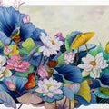 Nature Basket 34' nature oil painting by artist Sulakshana Dharmadhikari, 36x72 inch, on canvas